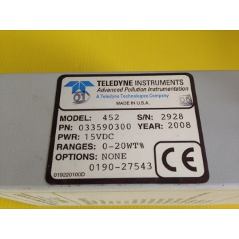 AMAT 0190-27543 Model 452 Ozone Monitor